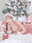 画像18: SALE!【サンタコス 4点セット】【XS-XLサイズ/2カラー】チェーンモチーフフロントジップタイトドレスサンタコスプレ[YMT] (18)