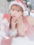 画像11: SALE!【XS-XLサイズ/2カラー】チェーンモチーフフロントジップタイトドレスサンタコスプレ[YMT] (11)