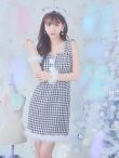 画像24: SALE!【XS-XLサイズ/2カラー】チェーンモチーフフロントジップタイトドレスサンタコスプレ[YMT] (24)