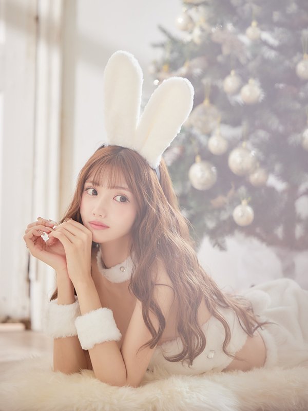 画像9: 【即日発送】もこもこバニービジューセットアップサンタ【sugar nine サンタコス 8点セット】【XS-Mサイズ/1カラー】[YMT] (9)