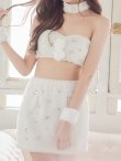 画像4: 【即日発送】もこもこバニービジューセットアップサンタ【sugar nine サンタコス 8点セット】【XS-Mサイズ/1カラー】[YMT] (4)