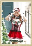 画像4: 【即日発送】【クリスマスコスプレ7点セット】【Malymoon/マリームーン】ドットチェックサンタクロース【フリーサイズ/1カラー】[YMT] (4)