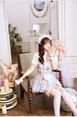画像8: 【即日発送】千鳥柄クラシカルレディメイド【マリームーン】【ハロウィンコスプレ8点セット】【フリーサイズ/2カラー】[YMT] (8)