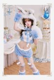 ブルー モデル：身長：162cm　着用サイズ：Fサイズ