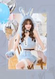 ブルー　モデル身長：161cm　着用サイズ：Fサイズ