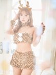 画像3: 【即日発送！】【サンタコス 7点セット】【フリーサイズ/1カラー】モコモコトナカイコスプレ[YMT] (3)