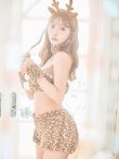 画像11: 【即日発送！】【サンタコス 7点セット】【フリーサイズ/1カラー】モコモコトナカイコスプレ[YMT] (11)