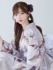 画像12: 【浴衣セール】ロマンティックピオニー浴衣 OBI-g-500-kj-8-GY / HIMO-900-yn-4-GYxGY / HEKO-800-sb-5-WH / YA-73-kn-GY / GETA-01-kj-3-IV/ [YMT] (12)