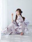 画像7: 【浴衣セール】ロマンティックピオニー浴衣 OBI-g-500-kj-8-GY / HIMO-900-yn-4-GYxGY / HEKO-800-sb-5-WH / YA-73-kn-GY / GETA-01-kj-3-IV/ [YMT] (7)