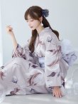 画像9: 【浴衣セール】ロマンティックピオニー浴衣 OBI-g-500-kj-8-GY / HIMO-900-yn-4-GYxGY / HEKO-800-sb-5-WH / YA-73-kn-GY / GETA-01-kj-3-IV/ [YMT] (9)