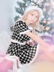 画像19: 【即日発送！】【サンタコス 5点セット】【XS-Lサイズ/2カラー】ギンガムチェック セットアップフレアサンタコスプレ[YMT] (19)