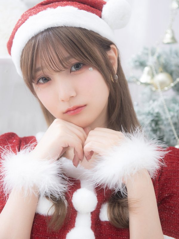 画像10: 【即日発送！】【サンタコス 5点セット】【XS-Lサイズ/2カラー】ラメツイードセットアップサンタ[YMT] (10)