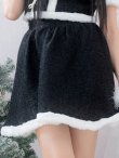 画像10: 【即日発送！】【サンタコス 5点セット】【XS-Lサイズ/2カラー】ラメツイードセットアップサンタ[YMT] (10)