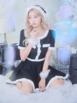 画像9: 【即日発送！】【サンタコス 5点セット】【XS-Lサイズ/2カラー】ラメツイードセットアップサンタ[YMT] (9)