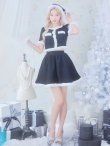 画像11: 【即日発送！】【サンタコス 5点セット】【XS-Lサイズ/2カラー】ラメツイードセットアップサンタ[YMT] (11)