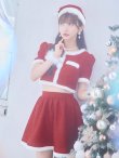 画像40: 【即日発送！】【サンタコス 5点セット】【XS-Lサイズ/2カラー】ラメツイードセットアップサンタ[YMT] (40)