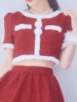 画像21: 【即日発送！】【サンタコス 5点セット】【XS-Lサイズ/2カラー】ラメツイードセットアップサンタ[YMT] (21)