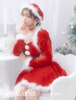 画像1: 【即日発送！】【サンタコス 5点セット】【S-XLサイズ/1カラー】ジャケット付きフレアサンタ[YMT] (1)
