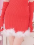 画像17: 【即日発送!】【サンタコス 4点セット】【S-Lサイズ/1カラー】ワンピースドレスサンタ[YMT] (17)