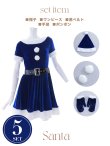 画像39: 【即日発送！】【サンタコス 5点セット】【S-Lサイズ/2カラー】シンプルフレアサンタ[YMT] (39)