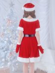 画像18: 【即日発送！】【サンタコス 5点セット】【S-Lサイズ/2カラー】シンプルフレアサンタ[YMT] (18)