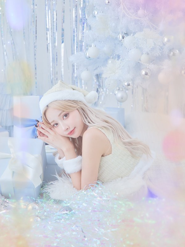 画像10: 即日発送!【サンタコス 5点セット】【S-Lサイズ/3カラー】ツイードチェック2段フレアスカートサンタコスプレ[YMT] (10)