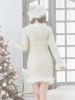 画像15: SALE!【サンタコス 3点セット】【XS-Lサイズ/2カラー】ロングスリーブツイードサンタコスプレ[YMT] (15)