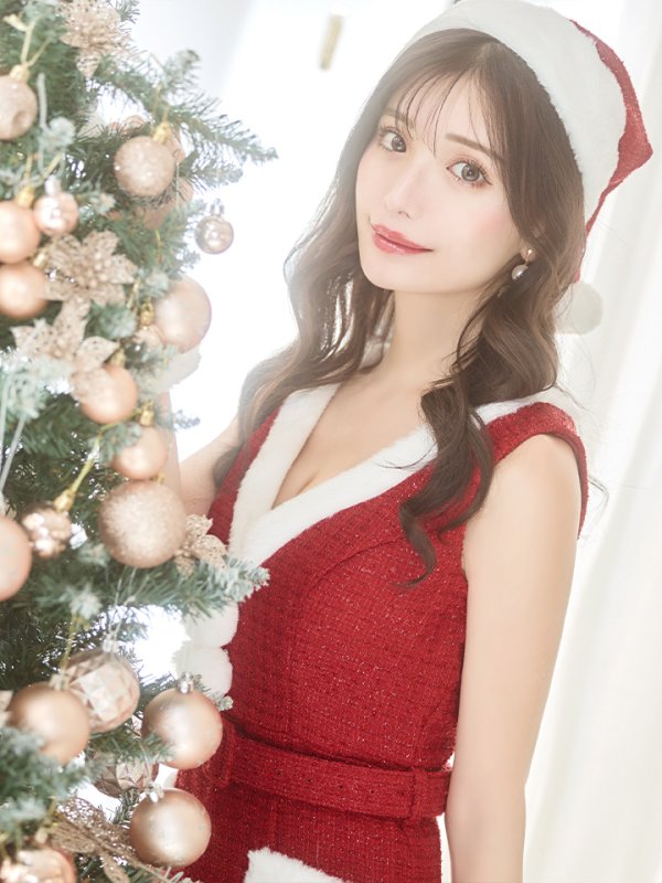 画像6: SALE!【サンタコス 5点セット】【XS-Lサイズ/1カラー】ラメツイードサンタコスプレ[YMT] (6)