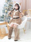 画像1: 【即日発送！】【サンタコス 6点セット】【S-Lサイズ/1カラー】セットアップフレアサンタ[YMT] (1)