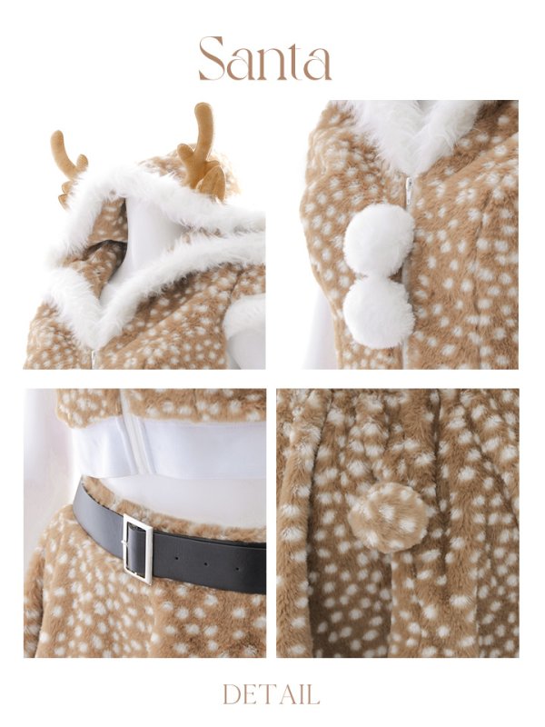 画像20: 【即日発送！】【サンタコス 6点セット】【S-Lサイズ/1カラー】セットアップフレアサンタ[YMT] (20)