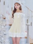 画像12: 【即日発送】【サンタコス 3点セット】【XS-XLサイズ/1カラー】オフショルダーシアーチュールフレアサンタコスプレ[YMT] (12)
