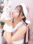 画像7: 即日発送!【サンタコス 5点セット】【S-Lサイズ/3カラー】ツイードチェック2段フレアスカートサンタコスプレ[YMT] (7)