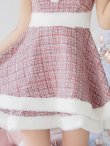 画像32: 即日発送!【サンタコス 5点セット】【S-Lサイズ/3カラー】ツイードチェック2段フレアスカートサンタコスプレ[YMT] (32)