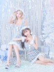 画像2: 【即日発送】【サンタコス4点/5点セット】【XS-Lサイズ】ツイードサンタ[YMT] (2)