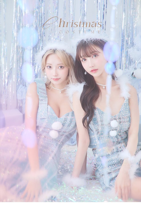 画像12: 【即日発送】【サンタコス4点/5点セット】【XS-Lサイズ】ツイードサンタ[OF01] (12)