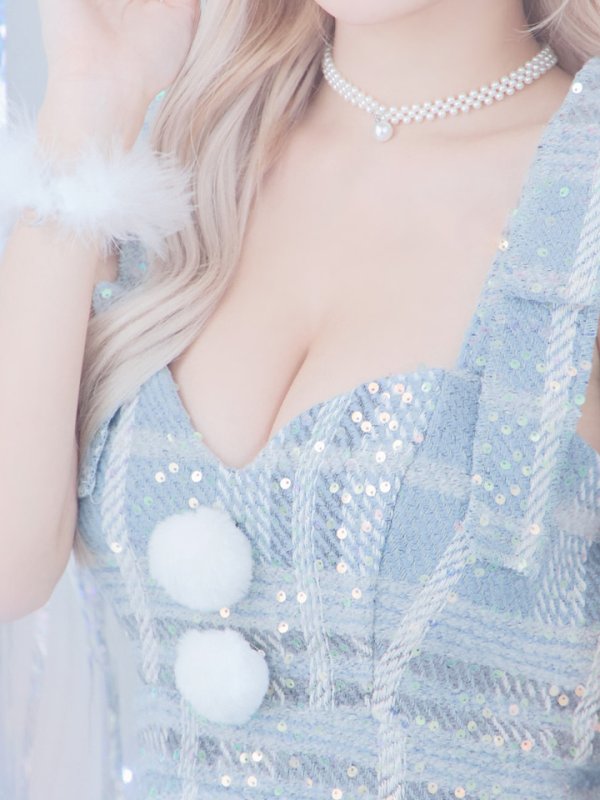 画像16: 【即日発送】【サンタコス4点セット】【S-Lサイズ/1カラー】フレアツイードサンタ[YMT] (16)