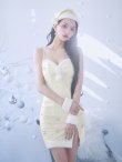 画像26: 【即日発送！】【サンタコス 4点セット】【XS-XLサイズ/2カラー】ビジュータイトキャミワンピサンタ[YMT] (26)