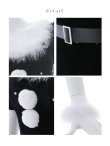 画像36: 【即日発送】【サンタコス 5点セット】【S-Mサイズ/2カラー】ベロアパールビジューサンタコスプレ[YMT] (36)