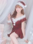 画像18: SALE!【サンタコス 5点セット】【S-XLサイズ/1カラー】マーメイドチェックサンタコスプレ[YMT] (18)