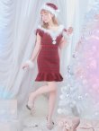 画像22: SALE!【サンタコス 5点セット】【S-XLサイズ/1カラー】マーメイドチェックサンタコスプレ[YMT] (22)