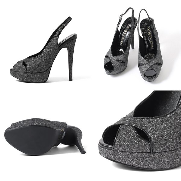 画像6: 【COMEX】3color/ 14cmヒール/ ハイヒール/  オープントゥ/ アンクルストラップ/ ピンヒール/ サンダル[OF02] (6)