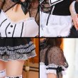 画像10: 【即日発送】レースブラックメイド服《ハロウィンコスプレ6点セット》【Malymoon/マリームーン】[YMT] (10)