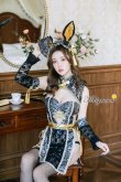 画像2: 【即日発送】チャイナバニーガール《高級コスランジェリー9点セット》【Dreamy Doll Premium/ドリーミードールプレミアム】【フリーサイズ/2カラー】[HC02] (2)