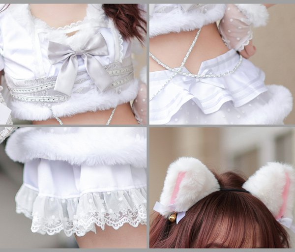 画像8: 【即日発送】猫耳天使【マリームーン】【ハロウィンコスプレ8点セット】【フリーサイズ/1カラー】[HC03] (8)