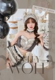 ベージュ　モデル身長：166cm　着用サイズ：Fサイズ