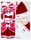 画像9: 【クリスマスコスプレ8点セット】【Malymoon/マリームーン】リボンケープドーリーサンタコスプレ【2サイズ/1カラー】【予約/12月上旬発送予定】[HC03] (9)