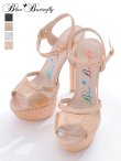 画像15: 【COMEX】 4color/ ラメグリッター/15.5cmヒール/ ストラップサンダル[OF02] (15)