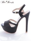画像8: 【COMEX】 4color/ ラメグリッター/15.5cmヒール/ ストラップサンダル[OF02] (8)