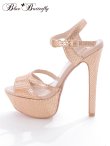 画像16: 【COMEX】 4color/ ラメグリッター/15.5cmヒール/ ストラップサンダル[OF02] (16)