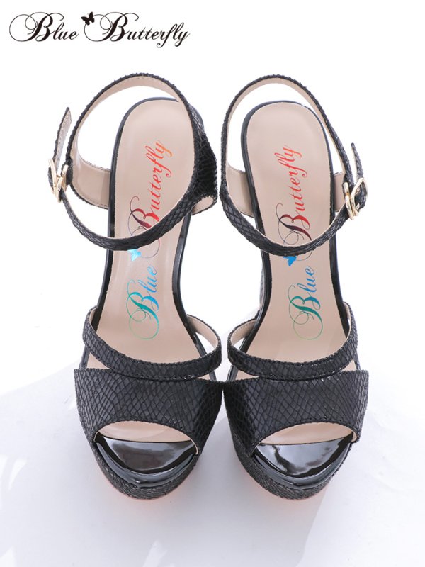 画像10: 【COMEX】 4color/ ラメグリッター/15.5cmヒール/ ストラップサンダル[OF02] (10)